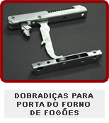 DOBRADIAS PARA PORTA DO FORNO DE FOGES